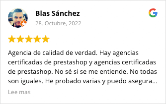 Shop review of Blas Sanchez